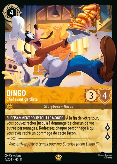 Dingo - Chef avant-gardiste