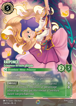 Raiponce - Grimpeuse en haute altitude