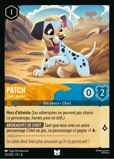 Patch - Chiot joueur
