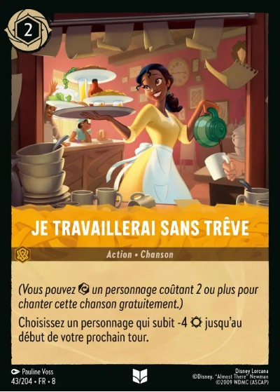 Je travaillerai sans trêve