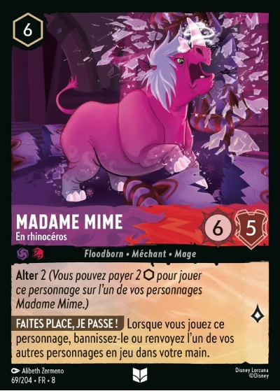 Madame Mime - En rhinocéros