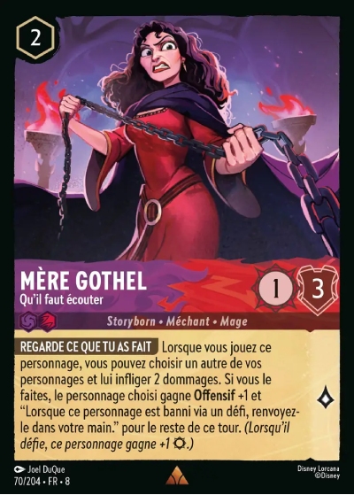 Mère Gothel - Qu'il faut écouter