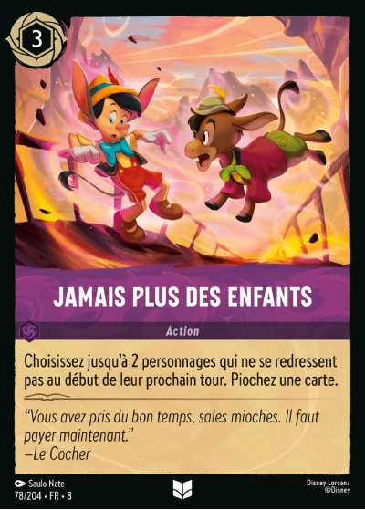 Jamais plus des enfants