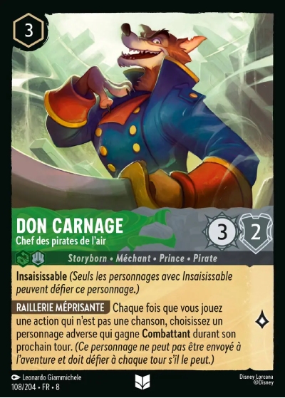 Don Carnage - Chef des pirates de l'air