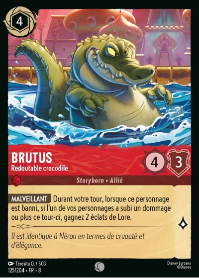 Brutus - Redoutable croccodile
