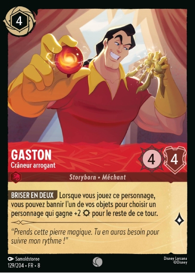 Gaston - Crâneur arrogant