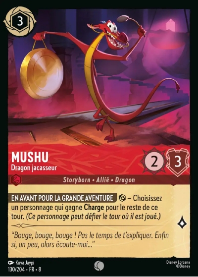 Mushu - Dragon jacasseur