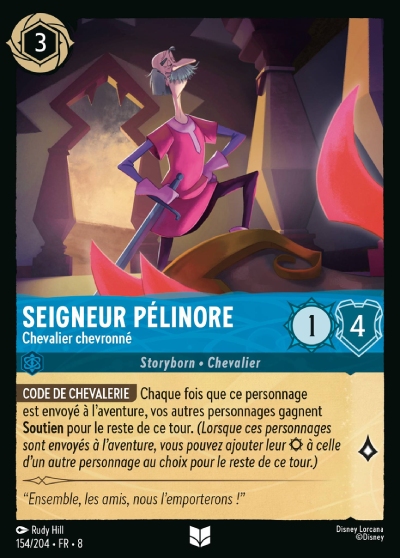 Seigneur Pélinore - Chevalier chevronné