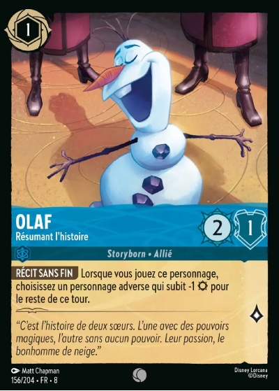 Olaf - Résumant l'histoire