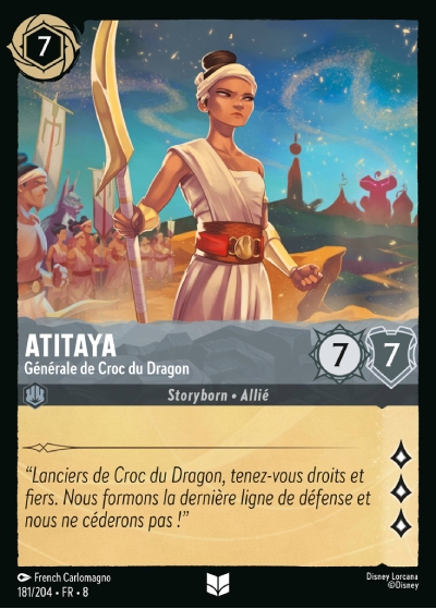 Atitaya - Générale de Croc du Dragon