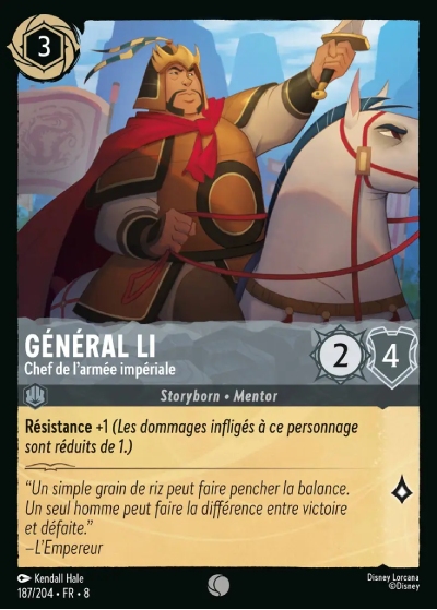 Général Li - Chef de l'armée impériale