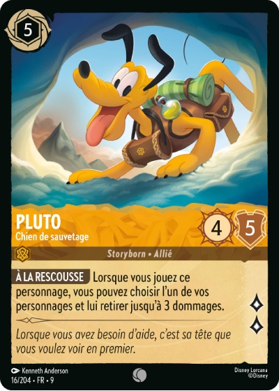 Pluto - Chien de sauvetage