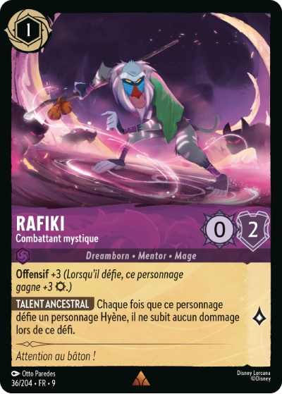Rafiki - Combattant Mystique