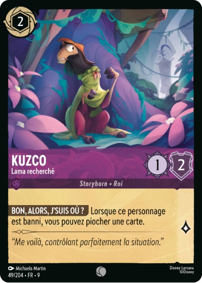 Kuzco - Lama recherché