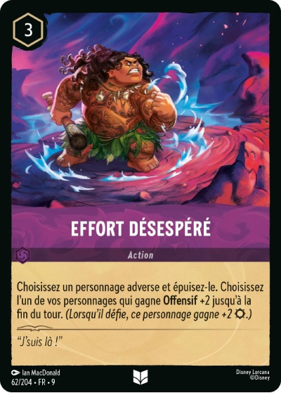 Effort désespéré