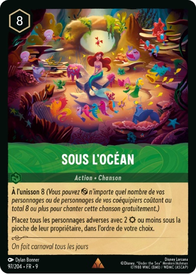 Sous l'océan