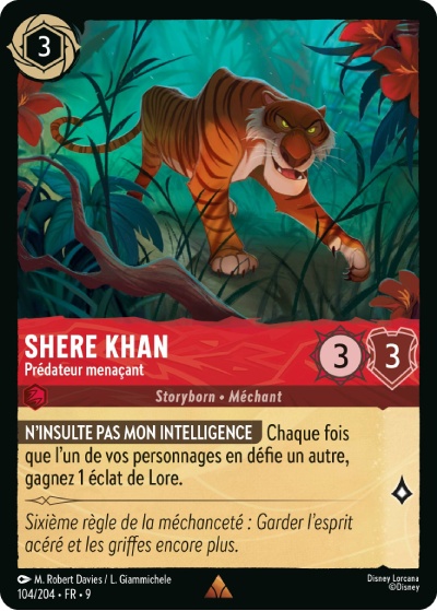 Shere Khan - Prédateur menaçant