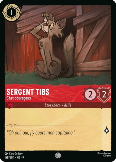 Sergent Tibs - Chat courageux