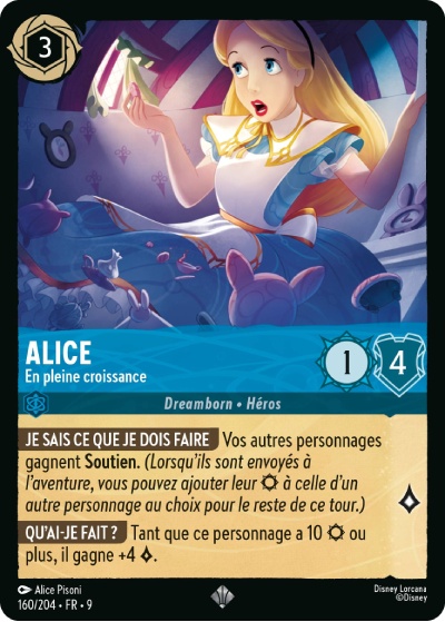 Alice - En pleine croissance