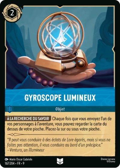 Gyroscope lumineux