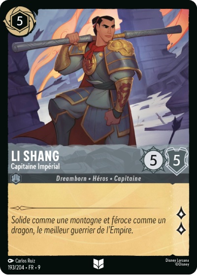 Li Shang - Capitaine Impérial