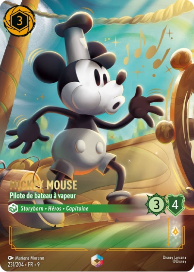 Mickey Mouse - Pilote de bateau à vapeur