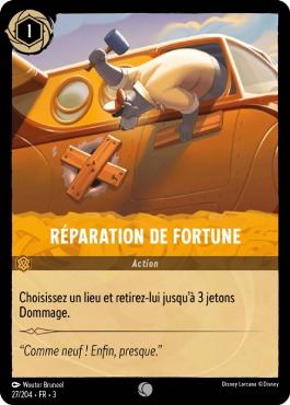 Réparation de fortune