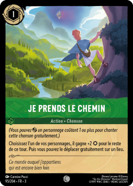 Je prends le chemin