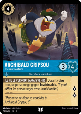 Archibald Gripsou - Tricheur solitaire