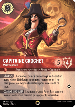 Capitaine Crochet - Maître épéiste