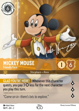 Mickey Mouse - Visage amical