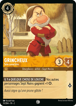 Grincheux - Sale caractère