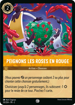 Peignons Les Roses En Rouge