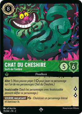 Chat du Cheshire - Sorti de l'ombre