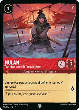 Mulan - Tout juste sortie de l'entraînement