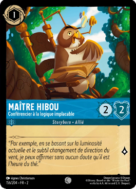 Maître Hibou - Conférencier à la logique implacable