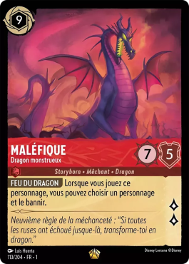 Maléfique - Dragon monstrueux