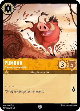 Pumbaa - Poète qui sommeille