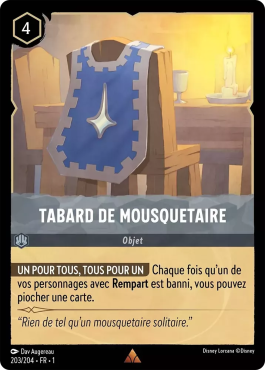 Tabard De Mousquetaire