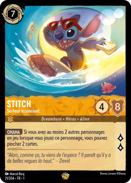 Stitch - Surfeur insouciant