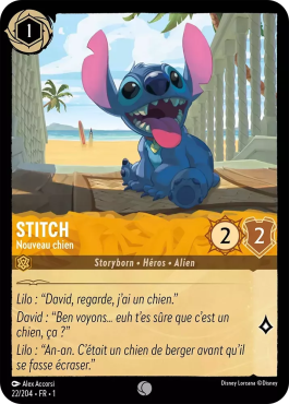 Stitch - Nouveau chien