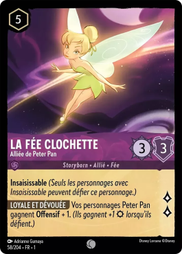 La Fée Clochette - Alliée de Peter Pan