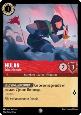 Mulan - Soldate blessée