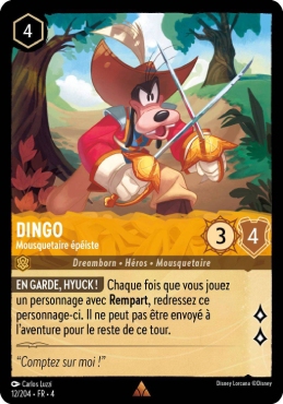 Dingo - Mousquetaire épéiste