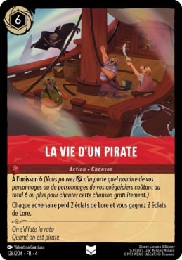 La vie d'un pirate