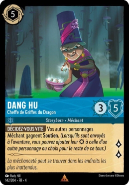 Dang Hu - Cheffe de Griffes du Dragon