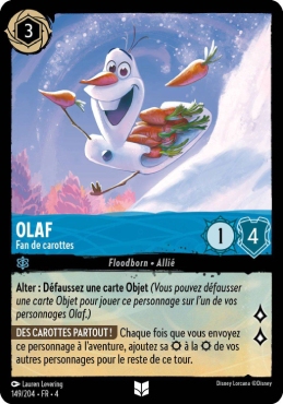 Olaf - Fan de carottes