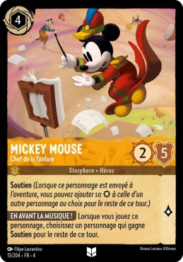 Mickey Mouse - Chef de la fanfare