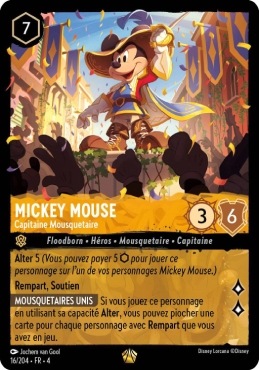 Mickey Mouse - Capitaine Mousquetaire