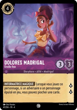 Dolores Madrigal - Oreille fine